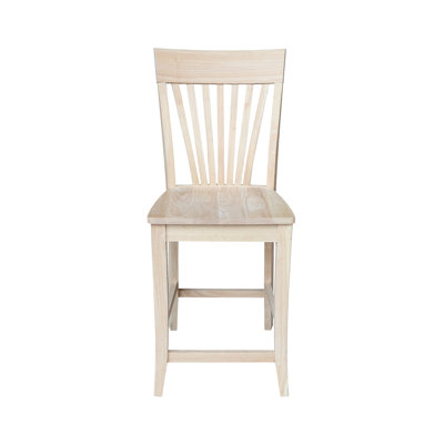 Taksh Solid Wood Counter Stool