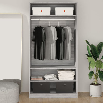 Krijn 0 Door Manufactured Wood Wardrobe