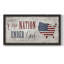 Toile encadrée de qualité supérieure One Nation Under God - prête à être accrochée-88113906-88113907