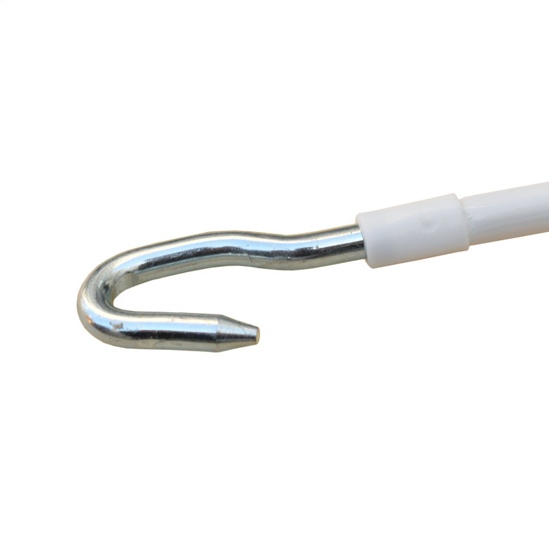 White 5-Foot Metal Hook Style Hand Crank for Retractable Awning