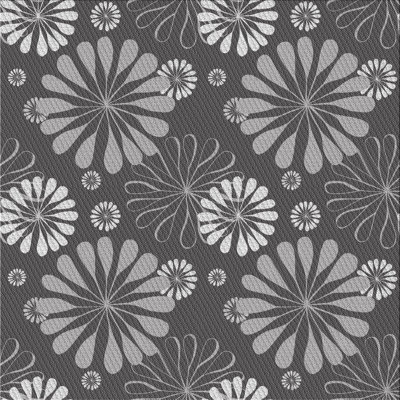 Tapis gris à motif floral Israël