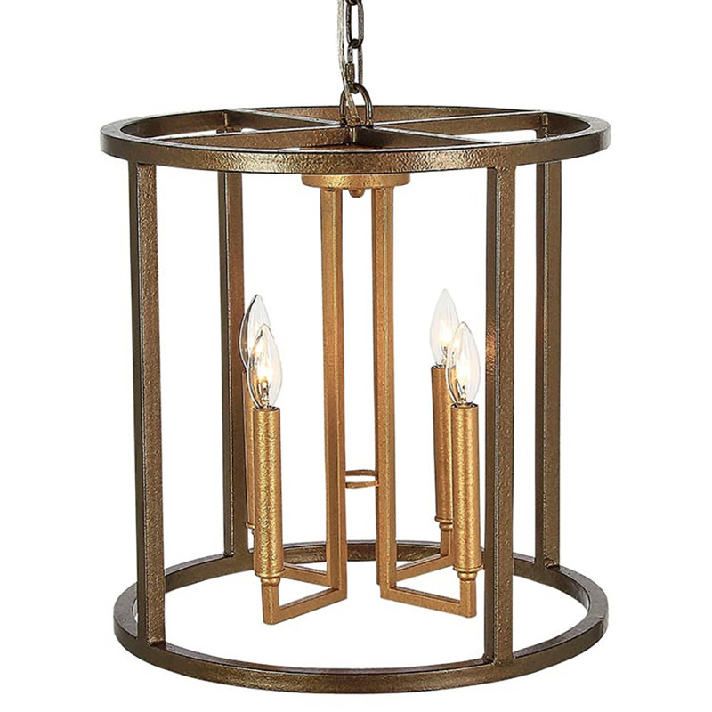 Lustre tambour à 4 lumières West Palm