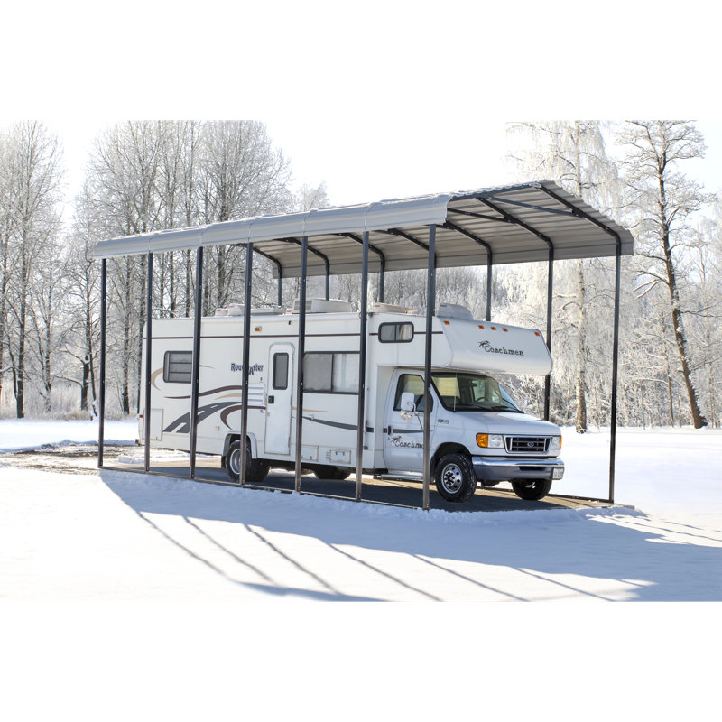 Abri de voiture en acier galvanisé 14 x 29 x 14, Coquille d'oeuf, 14 po x l 29 po x P 14 po