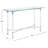 Magally 47.2'' Glass Top Console Table