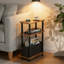 40cm W Metal Bedside Table