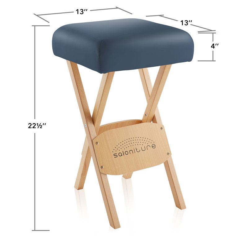 Tabouret d'appoint 22,5 po, Bleu