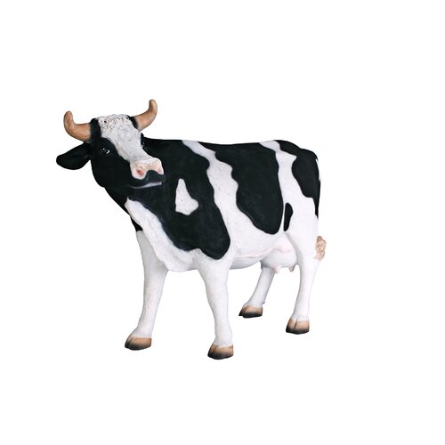 Design Toscano The Grand-Scale Wildlife Holstein Cow Statue | Wayfair