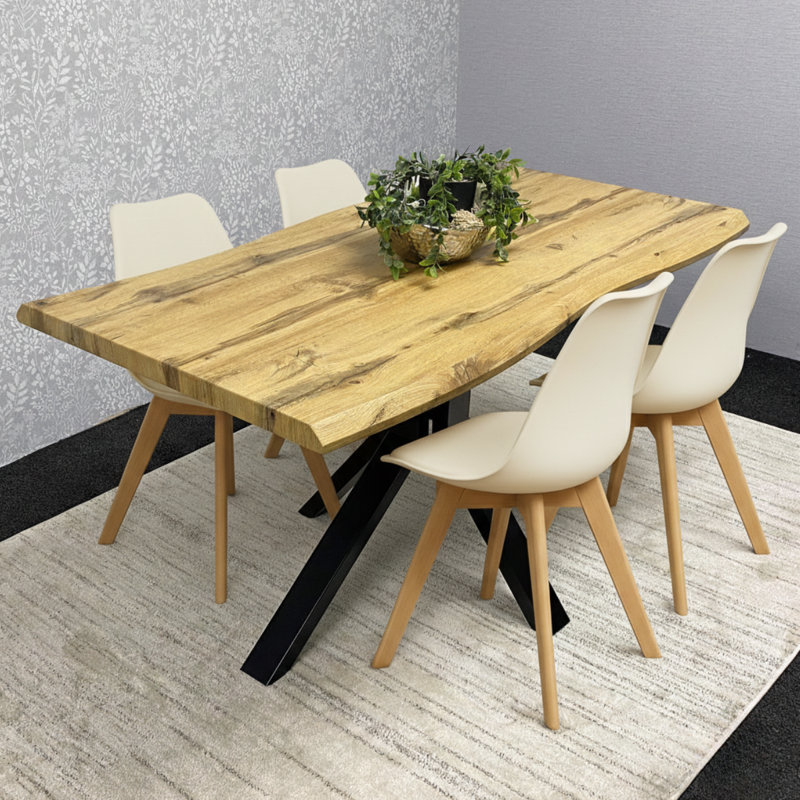 4 - Person Dining Set, 75cm H x 77cm W x 140cm D