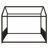 Sturdy Metal House Frame Bed: Montessori-Inspired Low-Profile Sleeper With Safety Rails For Independence-547780269