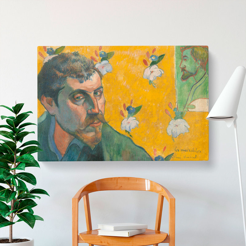 Self-Portrait Vol.4 by Paul Gauguin - Wrapped Canvas Painting, 40cm H x 60cm W x 3cm D