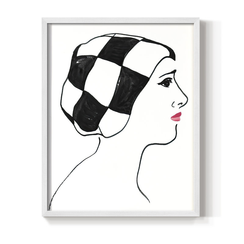 «Blossom III», reproduction encadrée - bois massif, H 30 po x l 24 po, Blanc