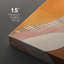 Mid-Century, Mid-Century, pastel, orange, rose, brun, champ, formes abstraites, chic moderne sur toile-92285349-92285350