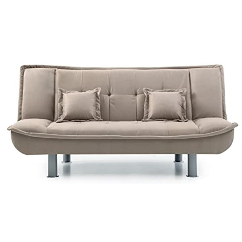 Lionel Sofa Bed, Mocha  Faux Leather