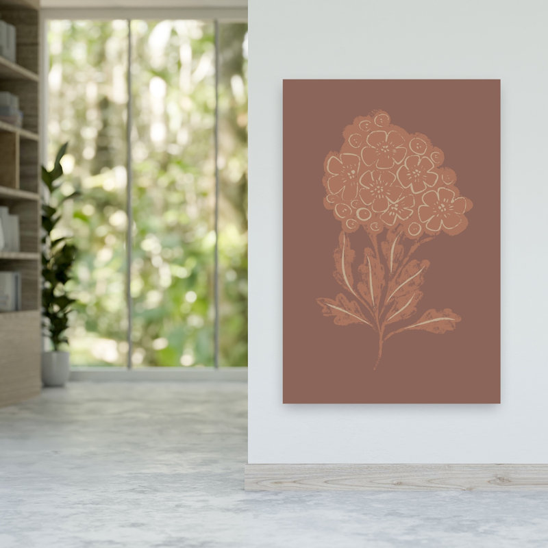 «Rustic Botanical Bloom», art floral rétro, nature rétro