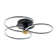 Eylana 3-Light LED Semi Flush Mount with Remote Control