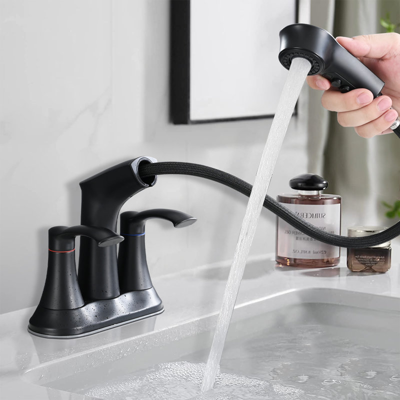 Robinet de salle de bain Centreset, Noir