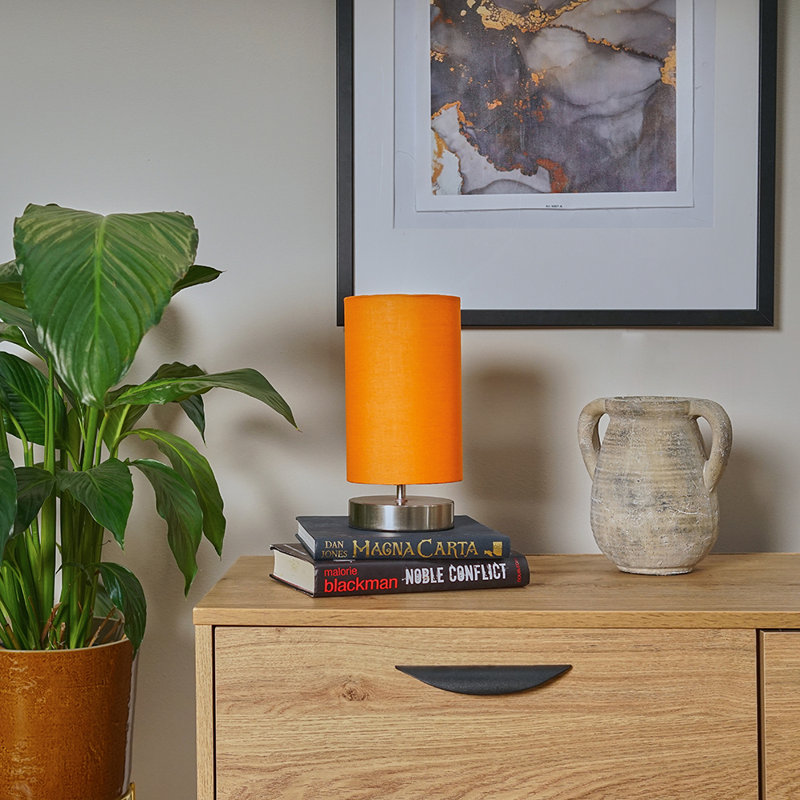 Cherell Metal Lamp, Orange, No, E14 40 Watts
