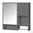 Modern Wall Mounted Bathroom Medicine Cabinet with Adjustable Shelves, High-Definition Mirror, and Towel Bar for Space-Saving Storage-1065113402