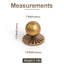 1" Diameter Round Knob With Backplate(2317Ban)-119262487