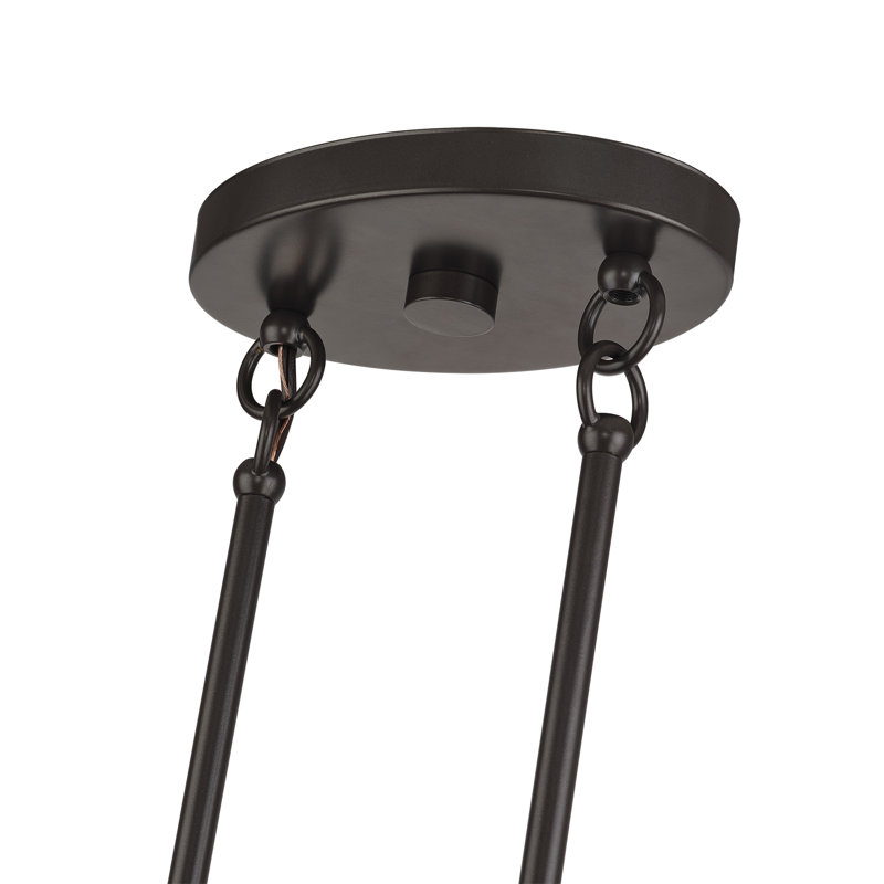 Lustre linéaire extra large Yount, Bronze, Brun