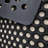 Outdoor Front Door Mat Harold Railing Rubber Rug - 24x16 Inches, Black
