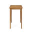 Table de bar d'extérieur carrée en bois-563487577