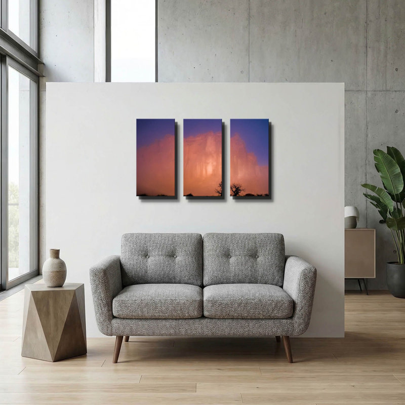 « Brouillard matinal aux Arches - Parc national des Arches » par Darren White, triptyque mural, 91,4 cm x 61 cm