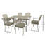 6 - Person Patio Dining Set with Oval Table , Cushions Included