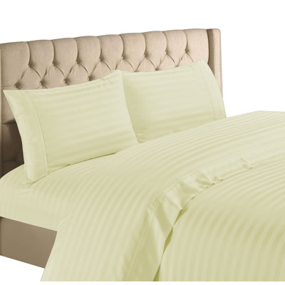 Egyptian Cotton Striped Sheet Set