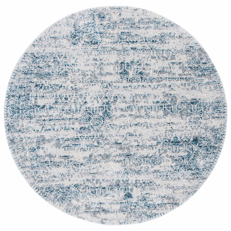 Daisetta Performance Oriental Rug, Round 6'7"