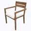 Ensemble de salle à manger 7 pièces pour l'extérieur, table en bois avec 6 chaises pour la pelouse, la cour, la terrasse du jardin, au bord de la piscine-634285673