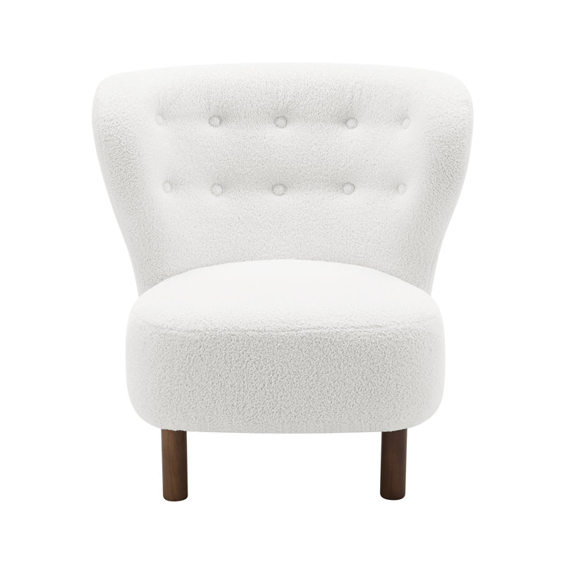 Fauteuil à oreilles rembourré Aarmaan