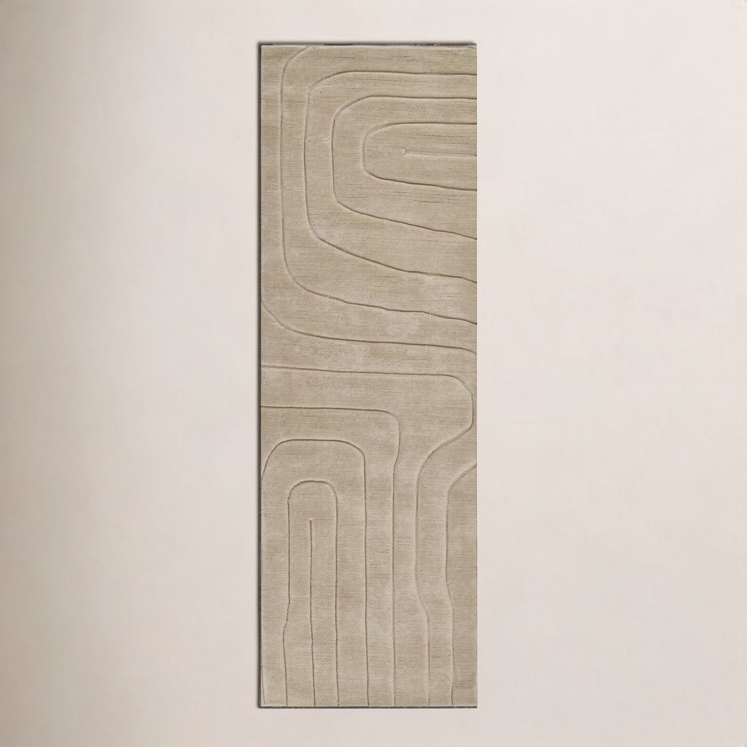 Aelin Hand-Tufted Wavy Wool Rug, Runner 2'6" x 8'