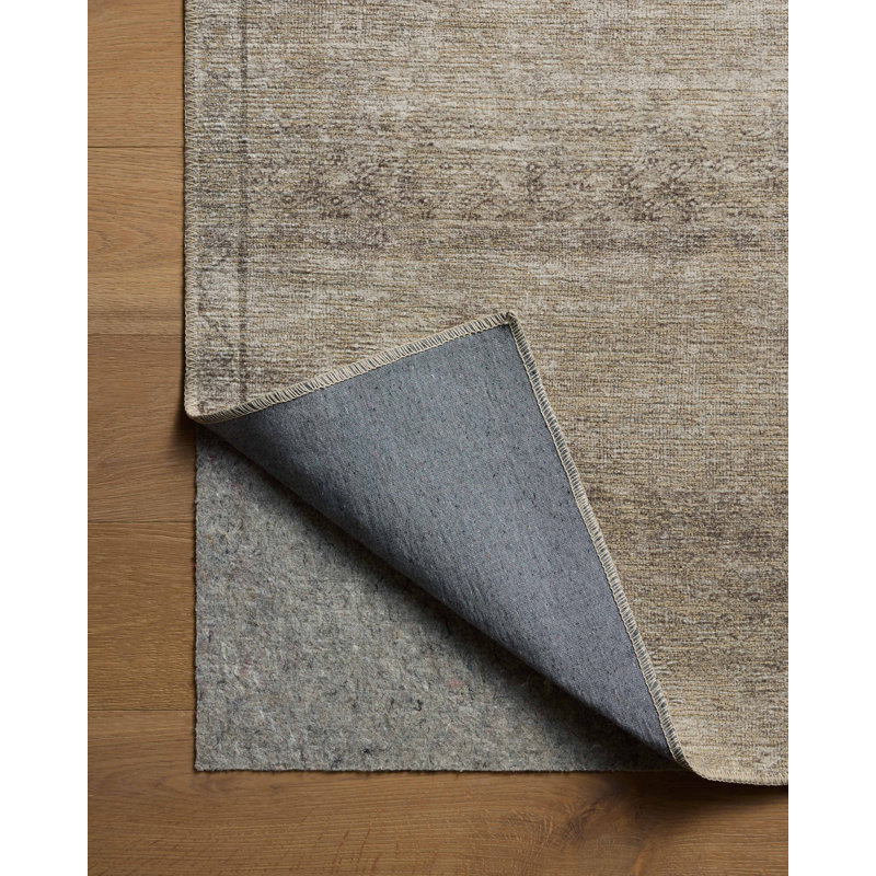 Amber Lewis x Loloi Cambria Ash / Bark Area Rug, Runner 2' x 5'