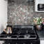 Glass & Metal 12" x 12" Versailles Mosaic Wall Tile