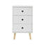 3 Drawer Manufactured Wood Nightstand