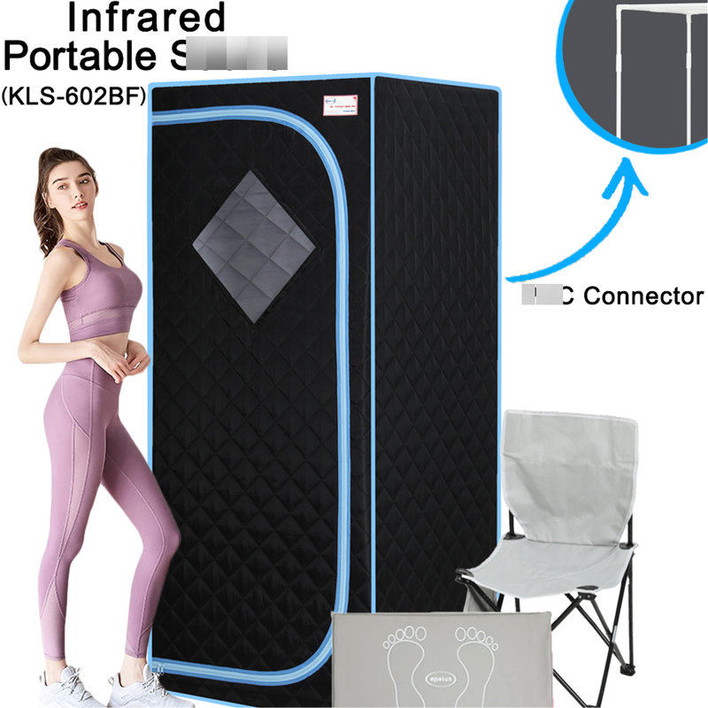 Spa infrarouge pliable - Réglage de la durée et de la température - Housse de siège portative pour plus de confort