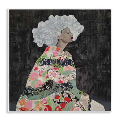 Art floral sur bois par Coco Good
