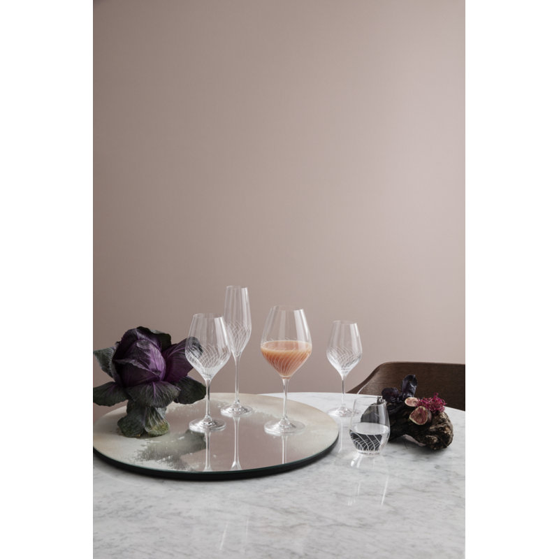 Cabernet Lines Drinking Glass