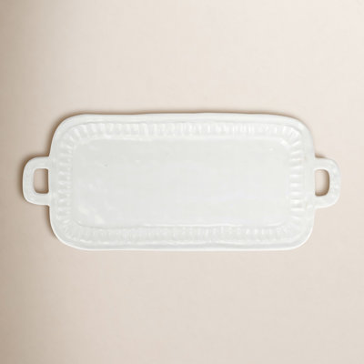 Pietra Serena Rectangle Ceramic Platter