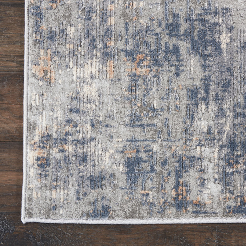 Comer Abstract Indoor Rug, Runner 2'2" x 7'6"