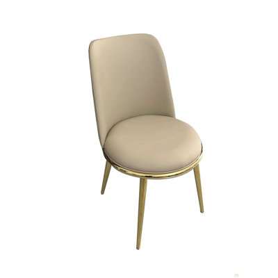 Chaise d'appoint rembourrée 2 pièces
