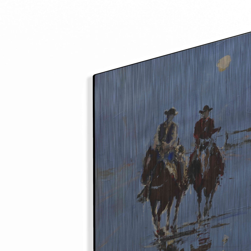 «Moonlight» par Oscar Alvarez Pardo, art mural en métal, H 16 po x l 12 po