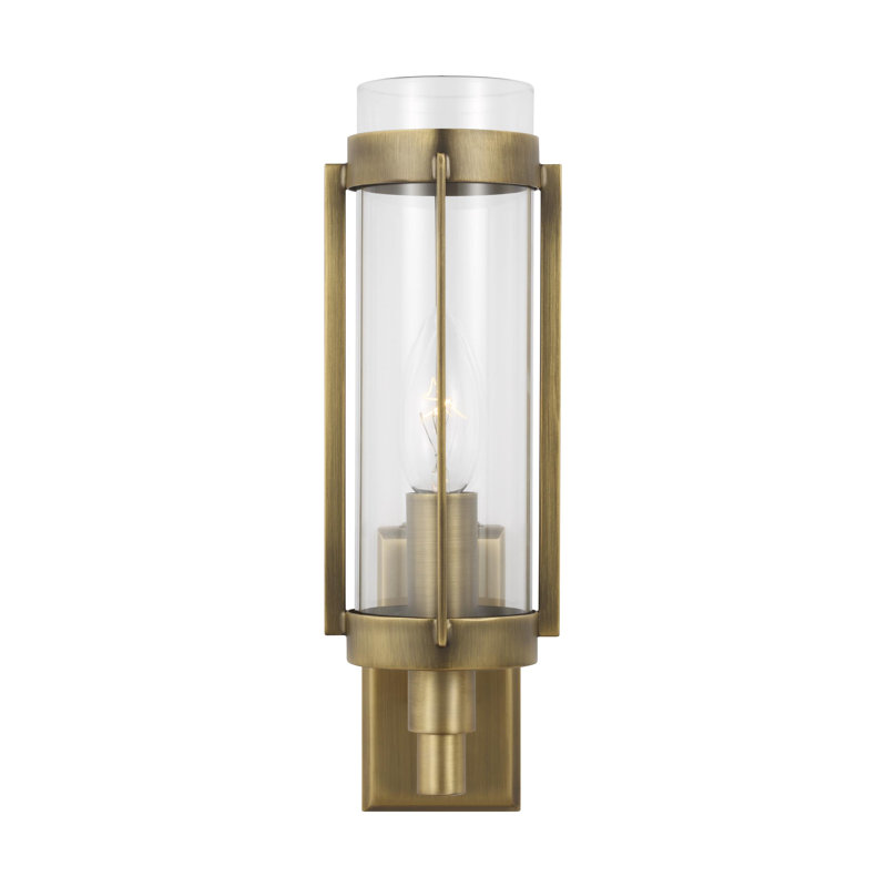 Flynn Armed Sconce, Time Worn Brass