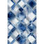 Papier peint abstrait bleu à motif géométrique bleu
