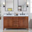 Madison 60'' W Double Bathroom Vanity Base-1265299247
