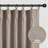 Pinch Pleated 100% Blackout Curtains Linen Blend Drapes with 20 Hooks Curtains for Living Room and Bedroom （Set of 2）-1043094989-1043094988