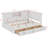 L-Shaped Bed Frame With Drawer And And Bookcase, Led Downlight-109753859