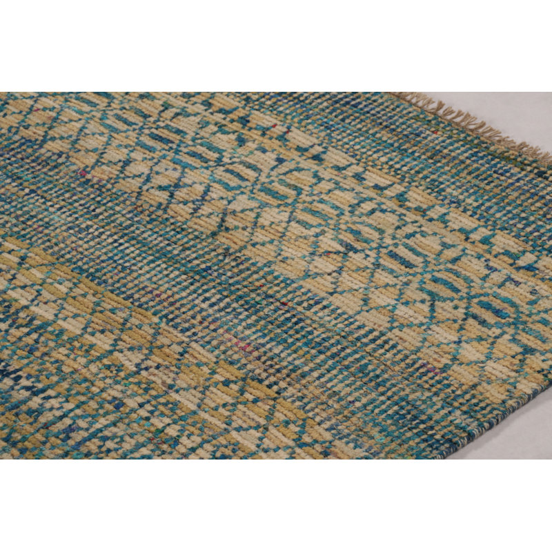 Modern One-of-a-Kind 8'0X10'2 Hand Knotted Area Rug