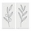 Olive, feuilles d'otaniques et fleur I - ensemble de 2 peintures-1784565923-1784565922